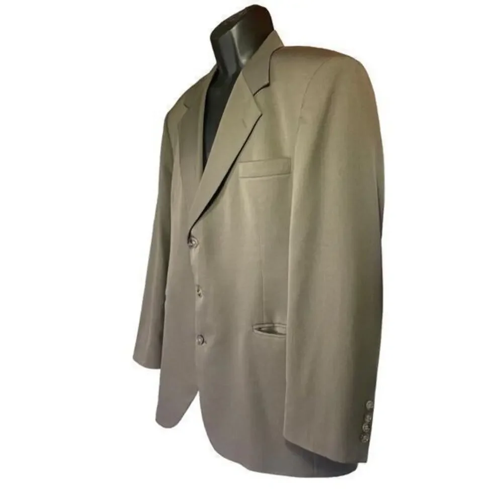 Haggar Black Label Gray Sport Coat Blazer Men’s Size‎ 44 Made In The USA